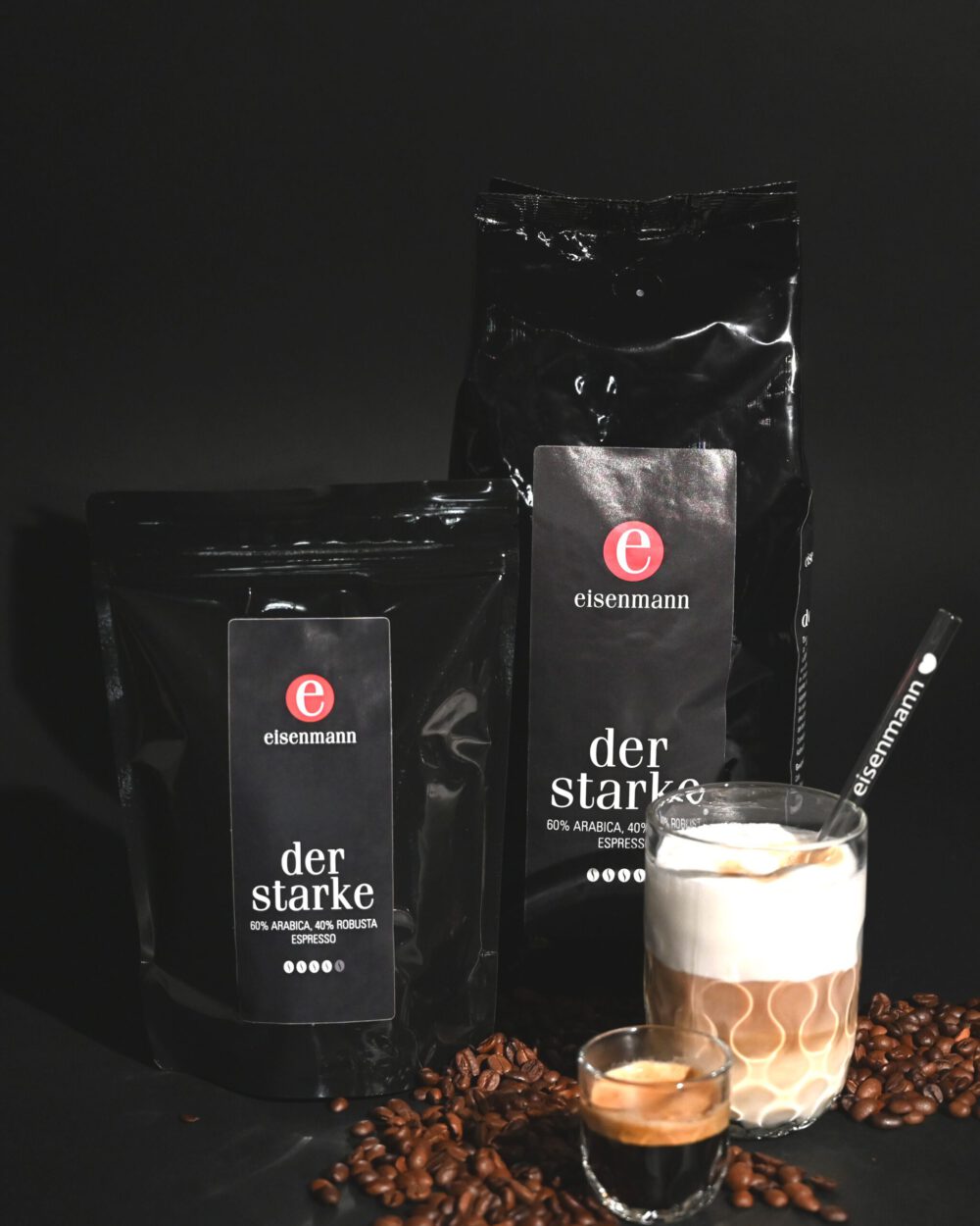Pure Genuss Momente bei Eisenmann - Entdecke die hochwertigen Kaffeesorten: "der feine" Brasil Santos 100% Arabica - fein und unwiederstehlich!